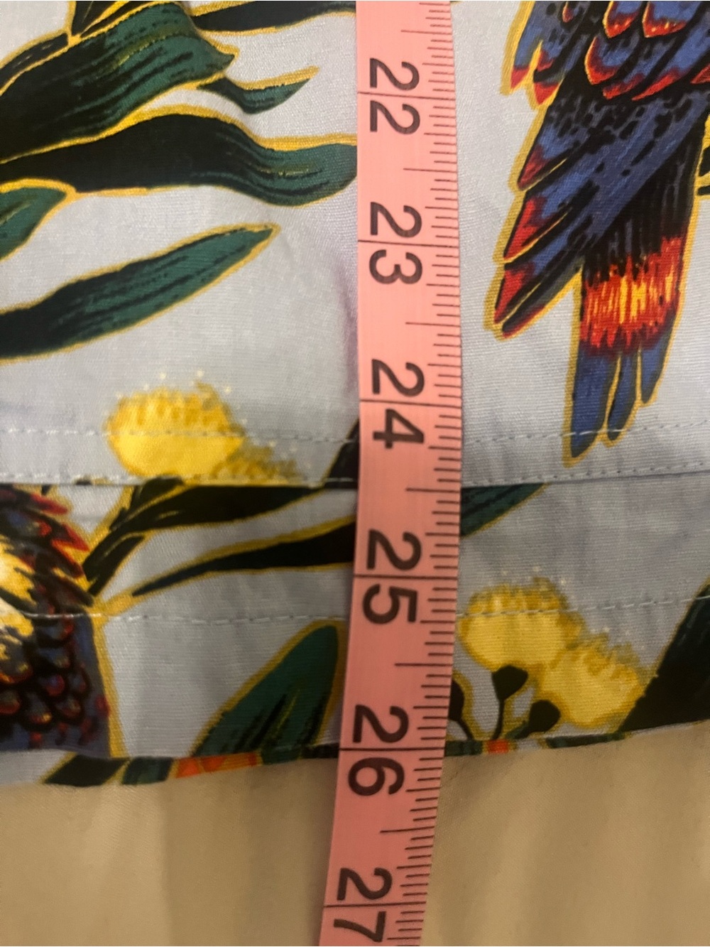 Light Blue Parrot Floral Scrub Set - Picture 11 of 11